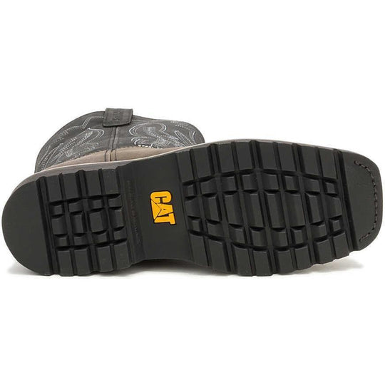 Cat Men's Colorado Frontier Steel Toe Western Work Boot - Grey - P91796 - Overlook Boots