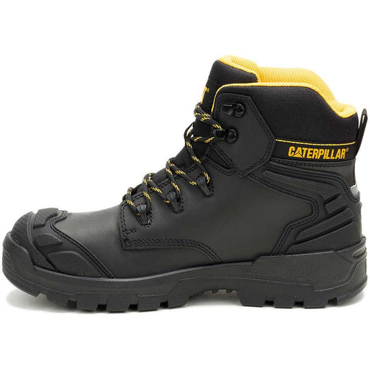 Cat Men's Striver XL Steel Toe Waterproof Lace Up Work Boot- Black- P91815 - Overlook Boots