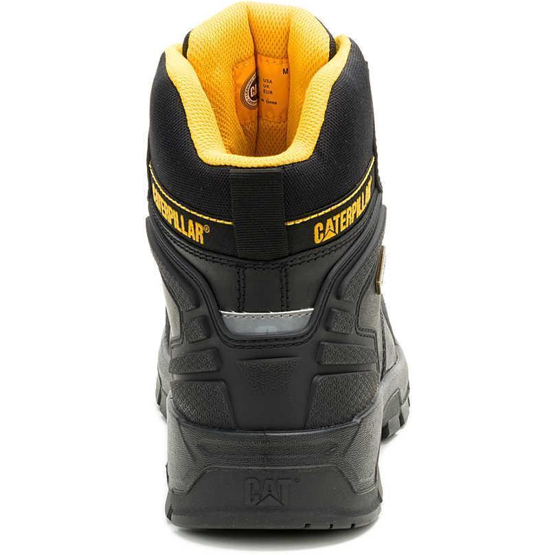 Cat Men's Striver XL Steel Toe Waterproof Lace Up Work Boot - Black - P91815 - Overlook Boots
