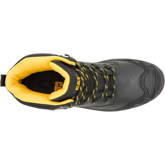 Cat Men's Striver XL Steel Toe Waterproof Lace Up Work Boot- Black- P91815 - Overlook Boots
