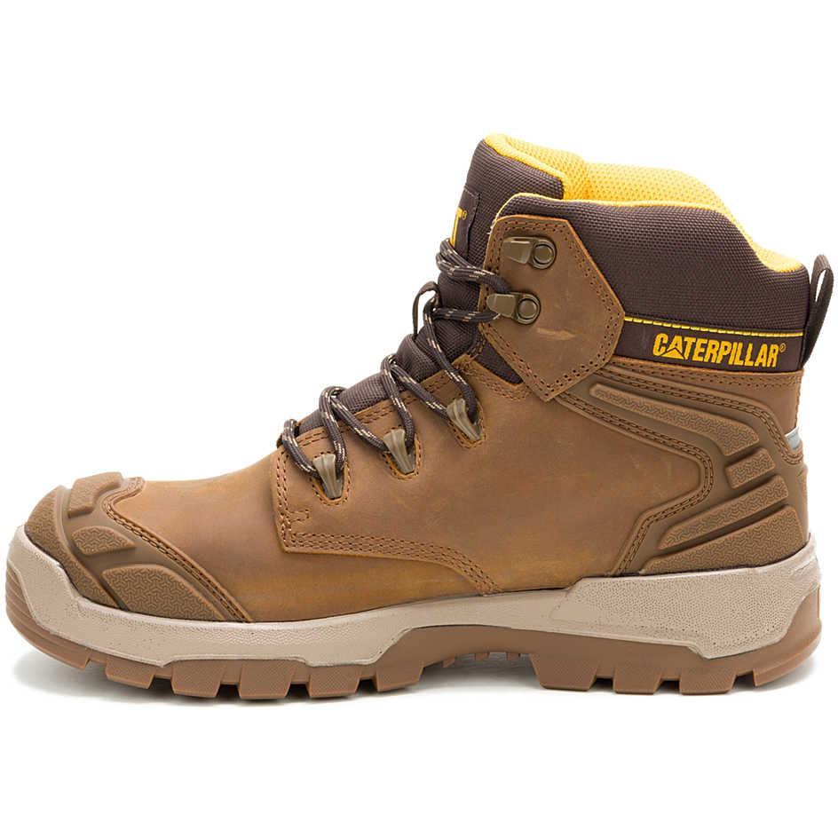 Cat Men's Striver XL Steel Toe Waterproof Lace Up Work Boot - Pyramid - P91816 - Overlook Boots