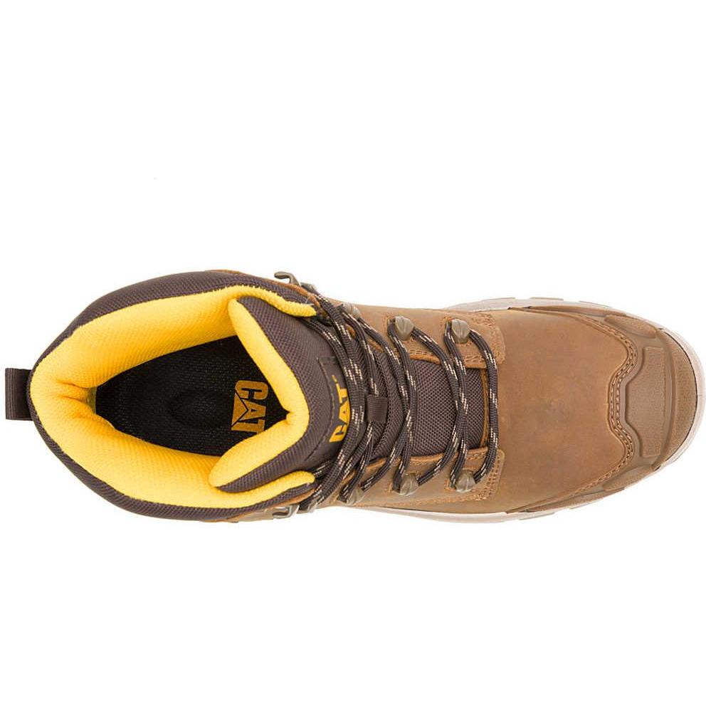 Cat Men's Striver XL Steel Toe Waterproof Lace Up Work Boot - Pyramid - P91816 - Overlook Boots