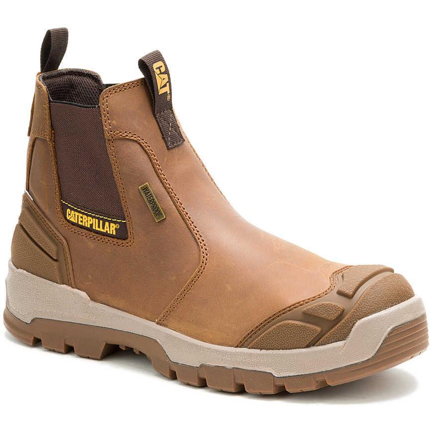Cat Men's Striver XL Steel Toe Waterproof Chelsea Work Boot - Pyramid - P91819 6 / Medium / Pyramid - Overlook Boots