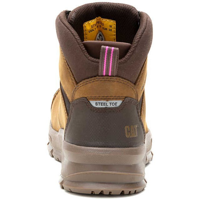 Cat Women's Accomplice X Steel Toe Waterproof Work Boot -Crisp- P91632 - Overlook Boots