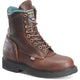 Carolina Men's Sarge Hi USA Made 8" Plain Toe Work Boot Amber Gold 809 6.0 / Medium / Light Brown - Overlook Boots