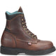 Carolina Men's Sarge Hi USA Made 8" Plain Toe Work Boot Amber Gold 809 - Overlook Boots