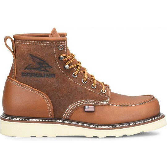 Carolina Men's Union Built Amp 6" Steel Toe Work Boot- Brown- CA7069 - Overlook Boots