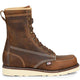 Carolina Men's Domestic 8" Soft Toe Moc Toe Work Boot- Brown- CA8012 - Overlook Boots