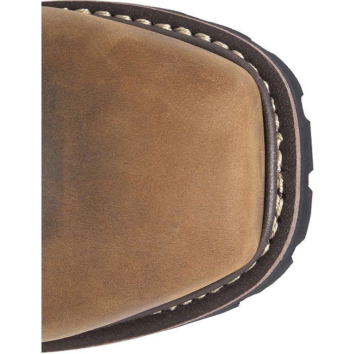 Carolina Men's Judge 8" Composite Toe Waterproof Slip Resistant Work Boot - Brown - CA8621 - Overlook Boots