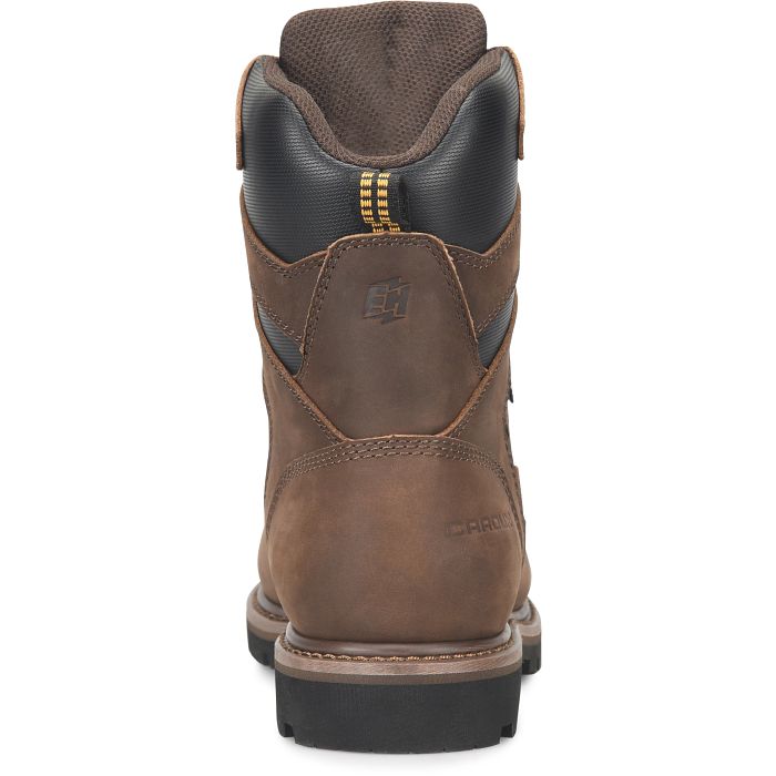 Carolina Men's Gruntz 8" Steel Toe Waterproof Steel Toe Work Boot - Brown - CA3599 - Overlook Boots