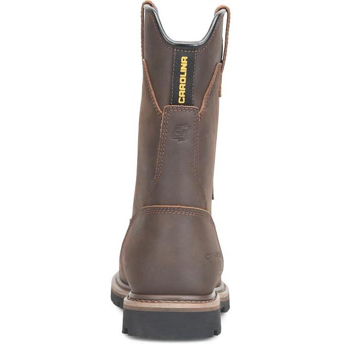 Carolina Men's Gruntz 10" Steel Toe WP Wellington Work Boot- Brown- CA3600 - Overlook Boots