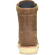 Carolina Men's Staple Gun 8" Comp Toe Waterproof Work Boot- Brown- CA7574 - Overlook Boots