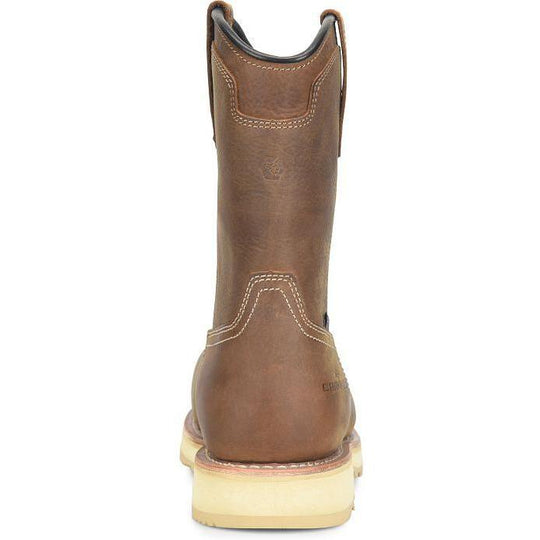 Carolina Men's Staple Gun Comp Toe Waterproof Wellington Work Boot- Brown- CA7576 - Overlook Boots