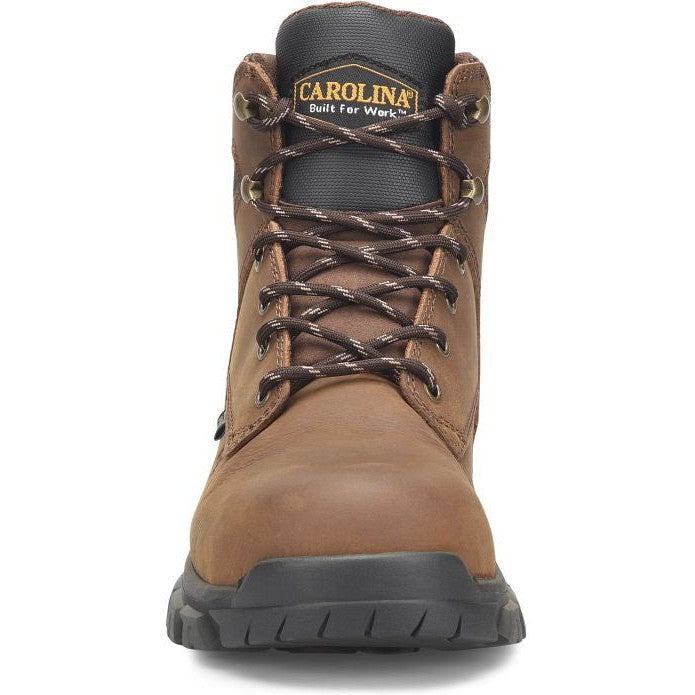 Carolina Men's Gruntz 6" Steel Toe Waterproof Work Boot -Brown- CA3593 - Overlook Boots
