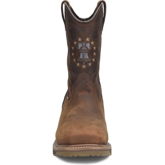 Carolina Men's Pipeline 10" Composite Toe Waterproof Roper Work Boot -Brown- CA8541 - Overlook Boots