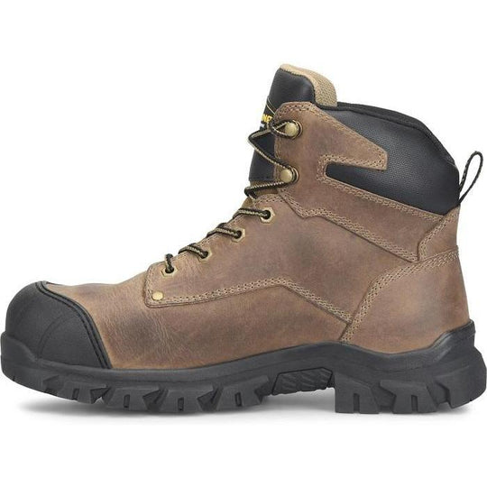 Carolina Men's Gruntz 6" Aluminum Toe Waterproof Work Boot- Brown- CA3604 - Overlook Boots