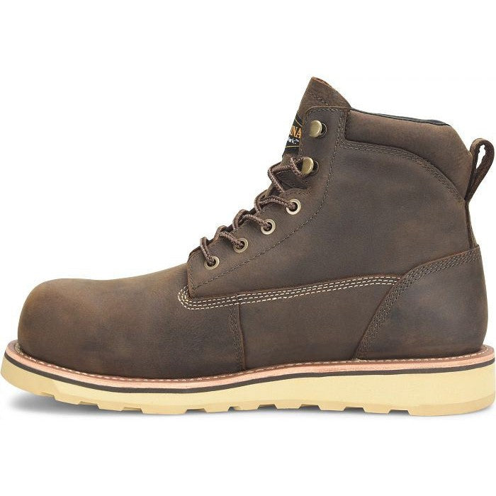 Carolina Men's Staple Gun 6" Carbon Composite Toe Waterproof Work Boot -Brown- CA7572 - Overlook Boots
