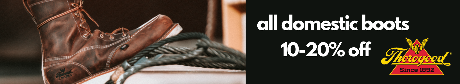 All domestic boots discount