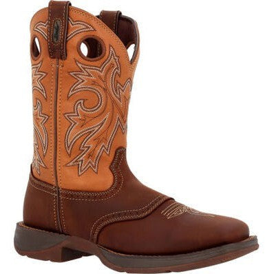 Durango Men's Rebel 11" Soft Toe Saddle Up Western Classic Boot- Brown- DB4442 - Overlook Boots