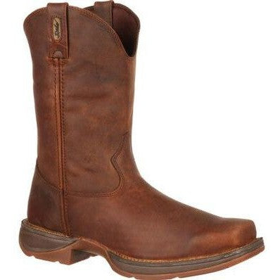 Durango Men's Rebel 11" Soft Toe Pull On Western Classic Boot- Brown - DB5444 - Overlook Boots