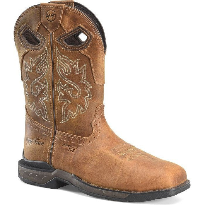 Double H Men's Phantom Rider Lonetree 11" Composite Toe Western Work Boot -Brown- DH5432 - Overlook Boots