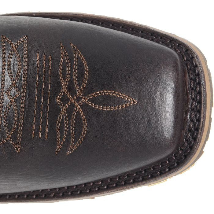 Double H Men's Baler 11" Square Toe Western Work Boot -Brown- DH4654 - Overlook Boots