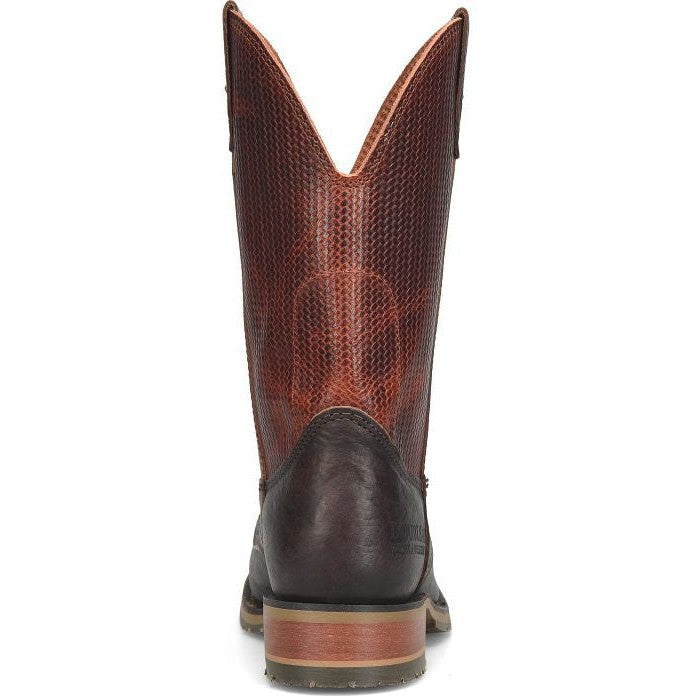 Double H Men's Baler 11" Square Toe Western Work Boot -Brown- DH4654 - Overlook Boots