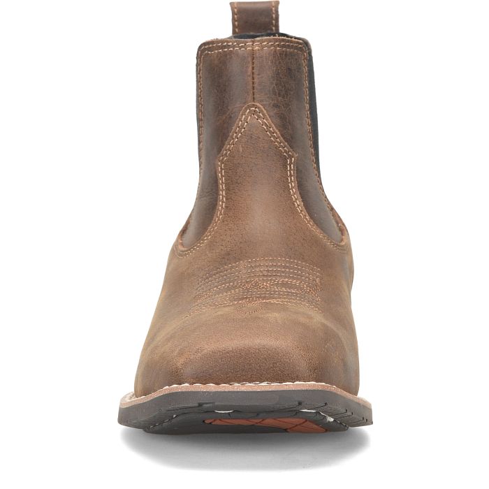 Phantom Rider Men's Dorton 6" Square Toe Western Work Boot - Brown - PH5028 - Overlook Boots