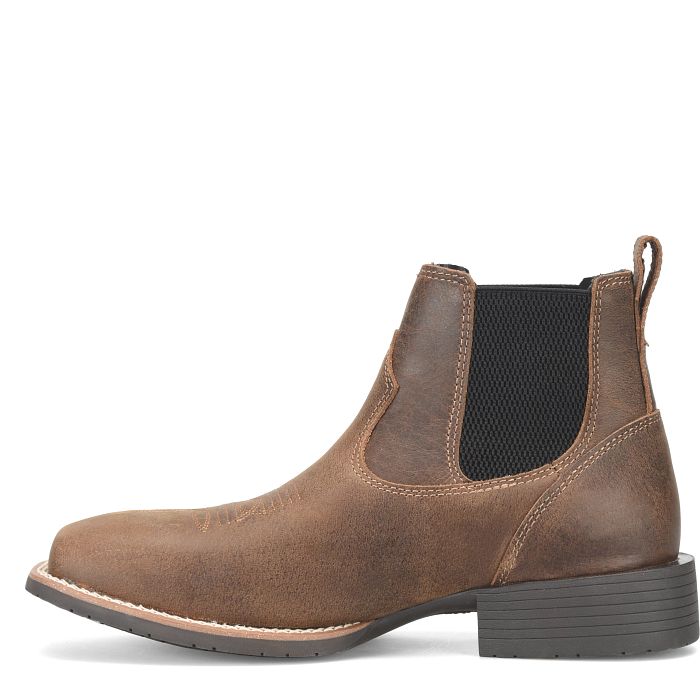 Phantom Rider Men's Dorton 6" Square Toe Western Work Boot - Brown - PH5028 - Overlook Boots