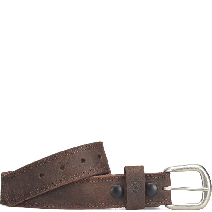 Double H Belt With Snaps - Brown - DH501 40 / Brown - Overlook Boots