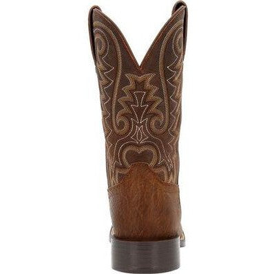 Durango Men's Westward 11" Soft Toe Pull-On Western Classic Boot- Brown- DDB0379 - Overlook Boots