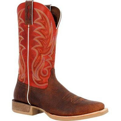 Durango Men's Rebel Pro 12" Soft Toe Western Classic Boot- Crunch/Red- DDB0476 - Overlook Boots
