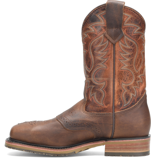 Double H Men's Cody 11" Safety Toe Western Work Boot - Brown - DH4668 - Overlook Boots