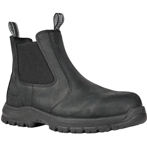 DieHard Men's Polara Composite Toe Slip Resistance Boot - Black DH50124 7 / Medium / Black - Overlook Boots