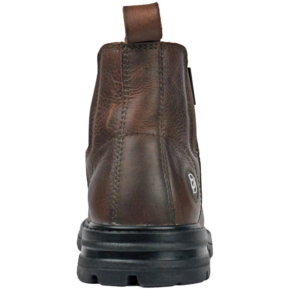 DieHard Men's Nitro Composite Toe Slip Resistant Work Boot - Brown DH60860 - Overlook Boots