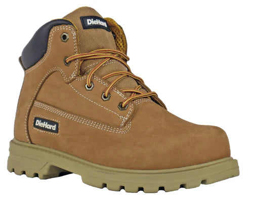 DieHard Men's Charger Soft Toe Moisture Wicking Work Boot - Wheat - DH60880 6 / Medium / Wheat - Overlook Boots