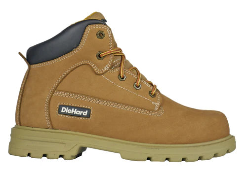 DieHard Men's Charger Soft Toe Waterproof Slip Resistant Work Boot - Wheat - DH60885 - Overlook Boots