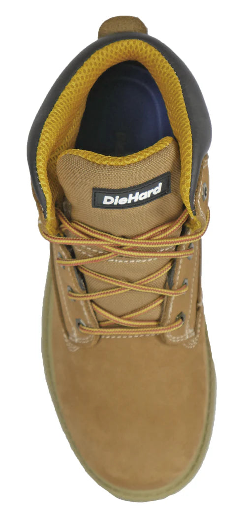 DieHard Men's Charger Soft Toe Waterproof Slip Resistant Work Boot - Wheat - DH60885 - Overlook Boots