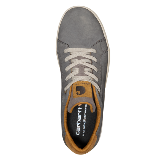 Carhartt Men's Detroit Leather Sneaker Soft Toe Work Shoe - Grey - FC2164-M
