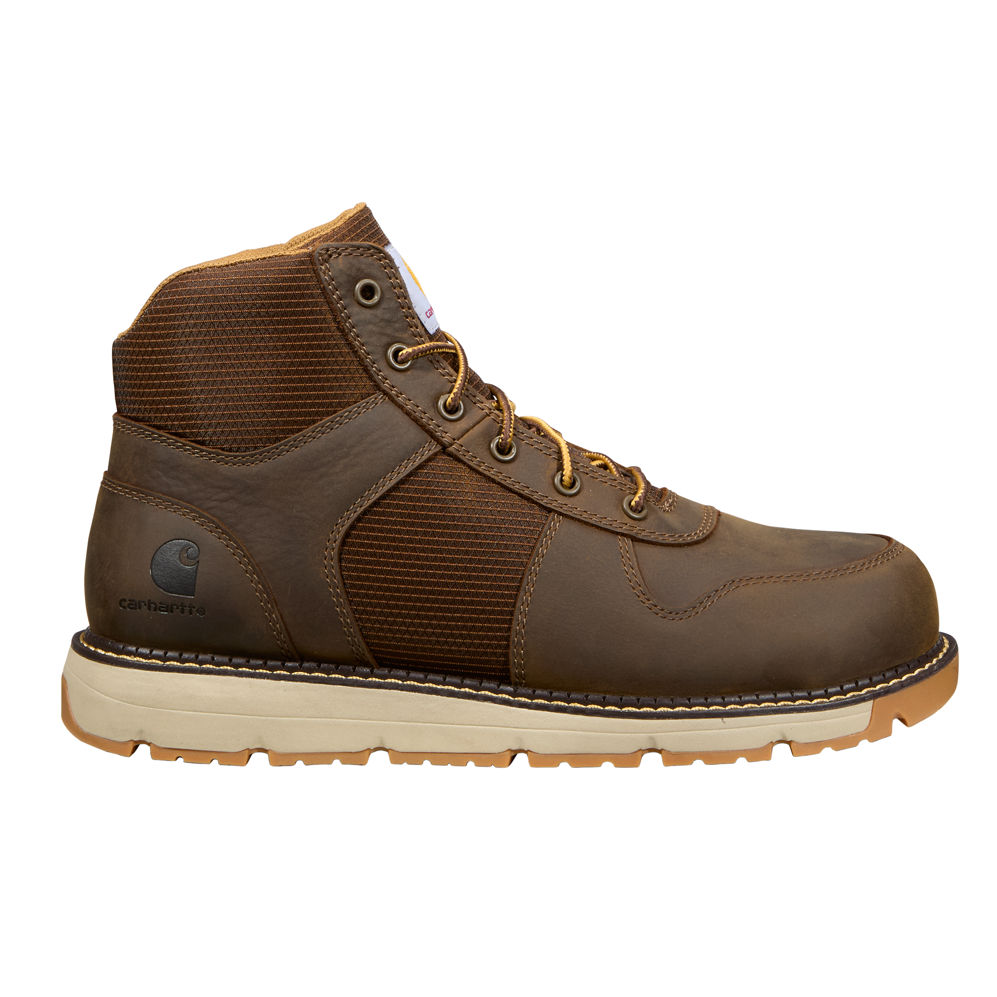 Carhartt Men's Millbrook Mid Nano Toe Wedge Work Boot - Brown - FM5455-M 7 / Medium - Overlook Boots