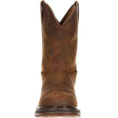 Rocky Men's Original Ride Roper 10" Round Toe Western Boot -Brown- FQ0001108 - Overlook Boots