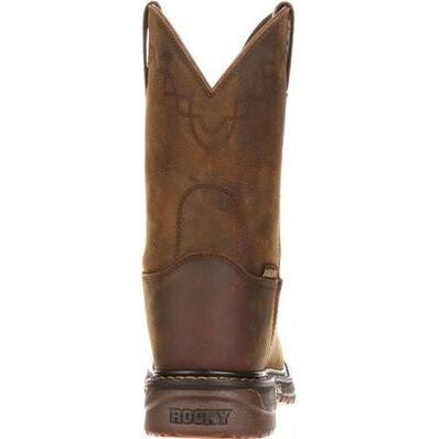Rocky Men's Original Ride Roper 10" Round Toe Western Boot -Brown- FQ0001108 - Overlook Boots
