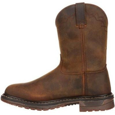 Rocky Men's Original Ride Roper 10" Round Toe Western Boot -Brown- FQ0001108 - Overlook Boots