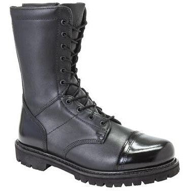 Rocky Women's 10" Soft Toe Side Zipped Jump Work Boot -Black- FQ0004090 5.0 / Medium / Black - Overlook Boots
