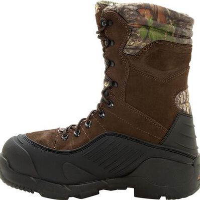 Rocky Men's Blizzard Stalker 8" Soft Toe Waterproof 1200G Ins Boot- Mossy Oak - FQ0005452 - Overlook Boots