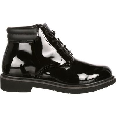 Rocky Men's Dress Leather High Gloss 5" Soft Toe Waterproof Chukka Service Boot- FQ00500-8 - Overlook Boots
