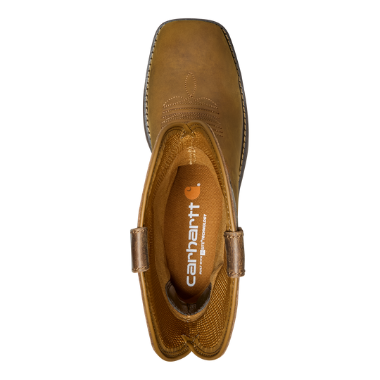 Carhartt Men's Montana 11" Nano Toe WP Wellington Work Boot - Brown - FQ1414-M