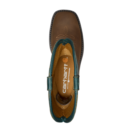 Carhartt Women's Montana 11" Soft Toe WP Wellington Boot - Teal - FQ1033-W