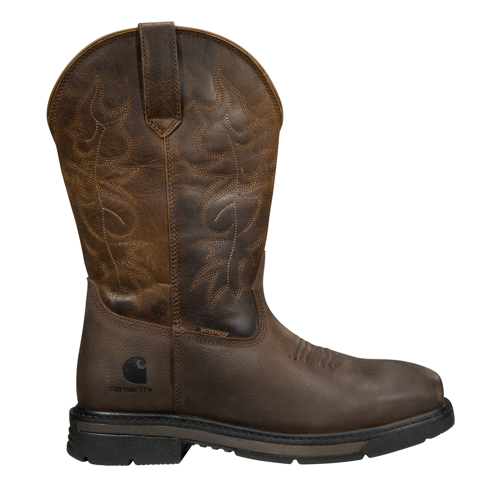 Carhartt Women's Montana 11" Nano Toe WP Wellington Work Boot - Brown - FQ1425-W 6 / Medium - Overlook Boots
