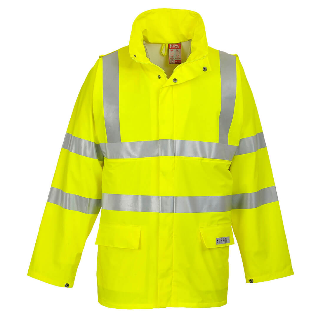Portwest Sealtex Flame Hi-Vis FR Jacket - Yellow - FR41 S - Overlook Boots